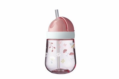 Mepal rietjesbeker Mio 300 ml Little Dutch - flowers & butterflies