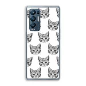 Kitten: Oppo Find X3 Neo Transparant Hoesje