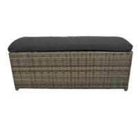 Qopps Aruba bijzetbank lichtgrijs