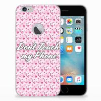 Apple iPhone 6 Plus | 6s Plus Silicone-hoesje Flowers Pink DTMP