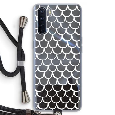 Dakpannetjes: Oppo A91 Transparant Hoesje met koord
