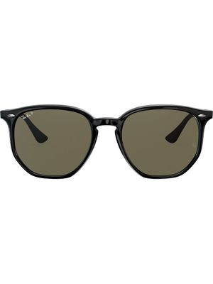 Ray-Ban lunettes de soleil à monture hexagonale - Noir