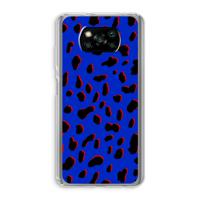 Blue Leopard: Xiaomi Poco X3 NFC Transparant Hoesje