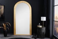 Edele wandspiegel ART DECO 160 cm goudkleurige rondboogspiegel - 44678