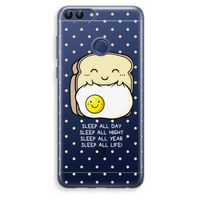 Sleep All Day: Huawei P Smart (2018) Transparant Hoesje