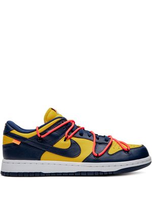 Nike X Off-White baskets Dunk 'University Gold' - Bleu