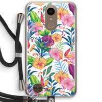 Tropisch 2: LG K10 (2017) Transparant Hoesje met koord
