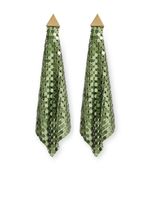 Rabanne boucles d'oreilles Pixel - Vert - thumbnail