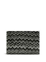 Missoni Home porte-documents Keith à motif zigzag - Noir - thumbnail