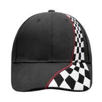 Baseballcap pet in race coureur thema print - zwart - volwassenen - Formule 1