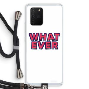 Whatever: Samsung Galaxy S10 Lite Transparant Hoesje met koord