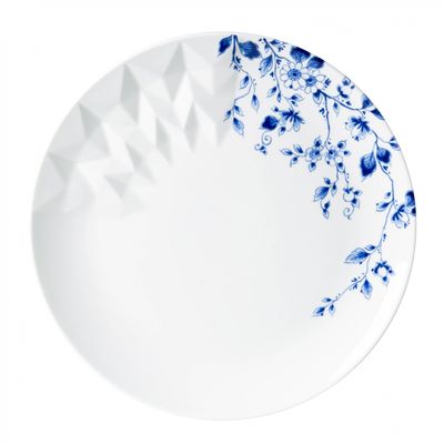 HEINEN - Blauw Vouw - Dinerbord 27cm HEINEN - Blauw Vouw - Dinerbord 27cm