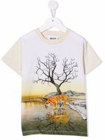 Molo t-shirt à imprimé Imagine Tiger - Tons neutres - thumbnail