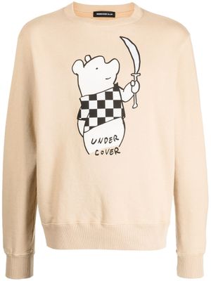 Undercover sweat Winnie The Pooh en coton - Marron