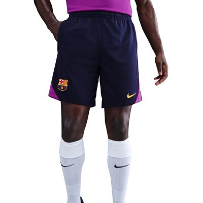 Nike FC Barcelona Strike Trainingsbroekje 2025-2026 Donkerblauw Felpaars Goud Nike FC Barcelona Strike Trainingsbroekje 2025-2026 Donkerblauw Felpaars Goud