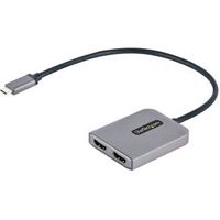 StarTech.com USB-C MST HUB, USB-C naar Dual HDMI 4K 60Hz, USB Type C Multi Monitor Adapter voor Lapt - thumbnail
