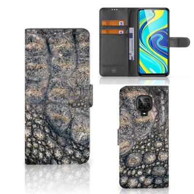 Xiaomi Redmi Note 9 Pro | Note 9S | Telefoonhoesje | Met pasjeshouder | Krokodillenprint