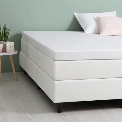 Molton Hoeslaken Comfort Stretch Topper 180x210 Cm Waterdicht & Anti Allergie & Anti Huisstofmijt & Gezien Op TV & Ademend Fresh And Co -