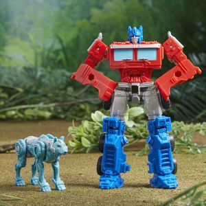 Hasbro Transformers Rise of the Beasts Weaponizer Actiefiguren Optimus Prime & Cheinclaw