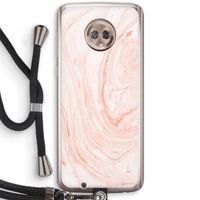 Peach bath: Motorola Moto G6 Transparant Hoesje met koord