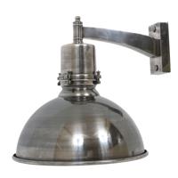 Muurlamp Rochdale Antiek Zilver/Wit