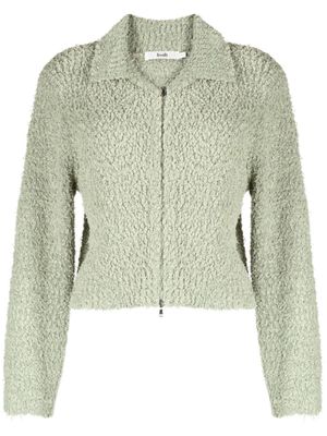 b+ab veste zippée à col pointu - Vert