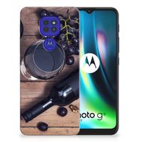Motorola Moto G9 Play | E7 Plus Siliconen Case Wijn - thumbnail