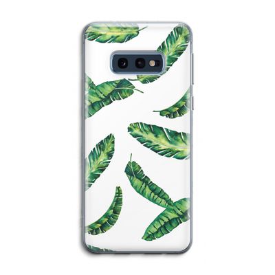 Lange bladeren: Samsung Galaxy S10e Transparant Hoesje