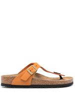 Birkenstock sandales Gizeh en cuir - Orange