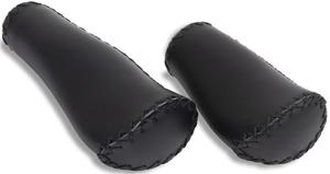 Selle Orient lederen handvatten set zwart 130/92 mm