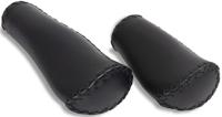 Selle Orient lederen handvatten set zwart 130/92 mm