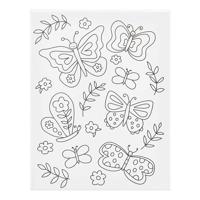 Creativ Company Schildercanvas met print vlinders - 24x30cm