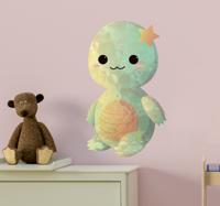 Muurstickers kinderkamer schattige baby schildpadje