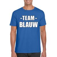 Sportdag team blauw shirt heren