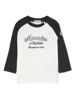 Moncler Enfant t-shirt à logo brodé - Blanc - thumbnail