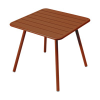 Fermob Luxembourg tuintafel vierpoot 80x80 cm Candied Orange