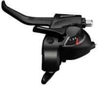 Versteller (links) met remhendel 3 speed Shimano Tourney ST-TX800 - 2-vingers - zwart Versteller (links) met remhendel 3 speed Shimano Tourney ST-TX800 - 2-vingers - zwart