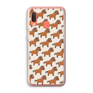 Pony: Samsung Galaxy A20e Transparant Hoesje