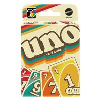 UNO Card Game Iconic Series Anniversary Edition 1970's --- DAMAGED PACKAGING - thumbnail