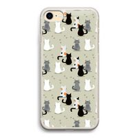 Katten: iPhone 7 Transparant Hoesje