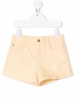 Knot short Barbara en jean - Jaune