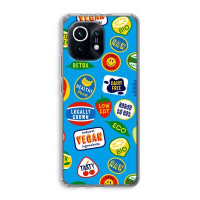 Fruitsticker: Xiaomi Mi 11 Transparant Hoesje