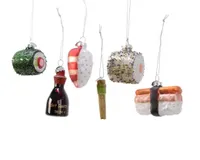 Kersthanger glas sushi l3b6.5h4.70cm - thumbnail
