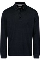 Brax Modern Fit Polo shirt blauw, Gestructureerd - thumbnail