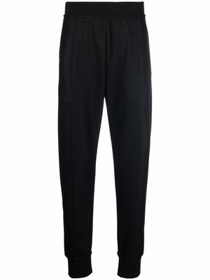 Jil Sander pantalon de jogging à taille élastiquée - Noir