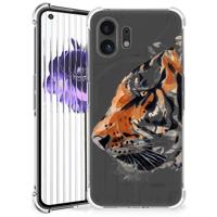 Back Cover Nothing Phone (2) Watercolor Tiger