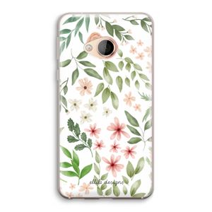 Botanical sweet flower heaven: HTC U Play Transparant Hoesje