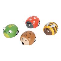 Small Foot - houten pull-back dieren tiny friends - 12st.