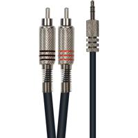 Yellow Cable K06M-3 2x RCA - TRS jack 3.5mm, 3m - thumbnail