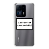 Alone: Xiaomi Mi Mix 4 Transparant Hoesje